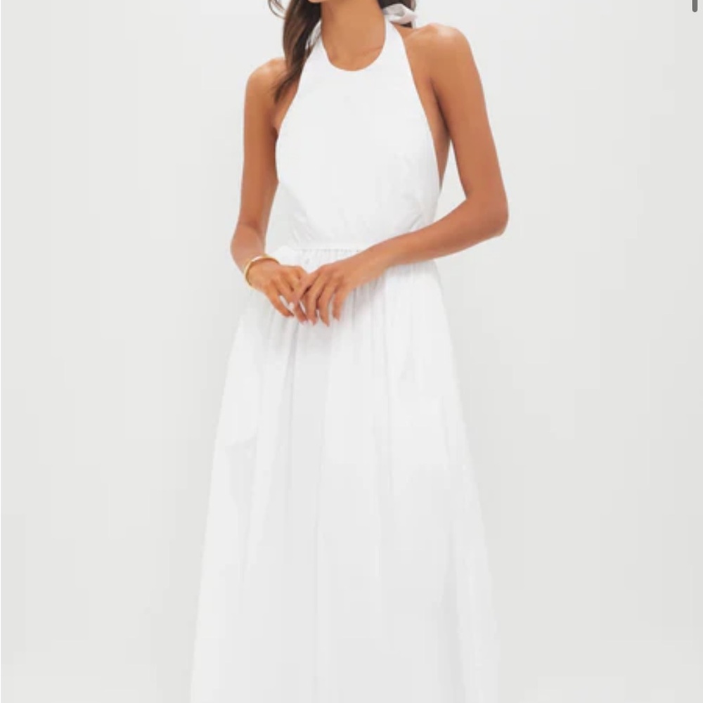 Tuckernuck White Halter Marcie Dress